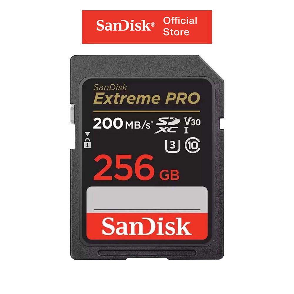Thẻ nhớ SDXC SanDisk Extreme Pro U3 V30 64GB - 128GB - 256GB 200MB/s ...