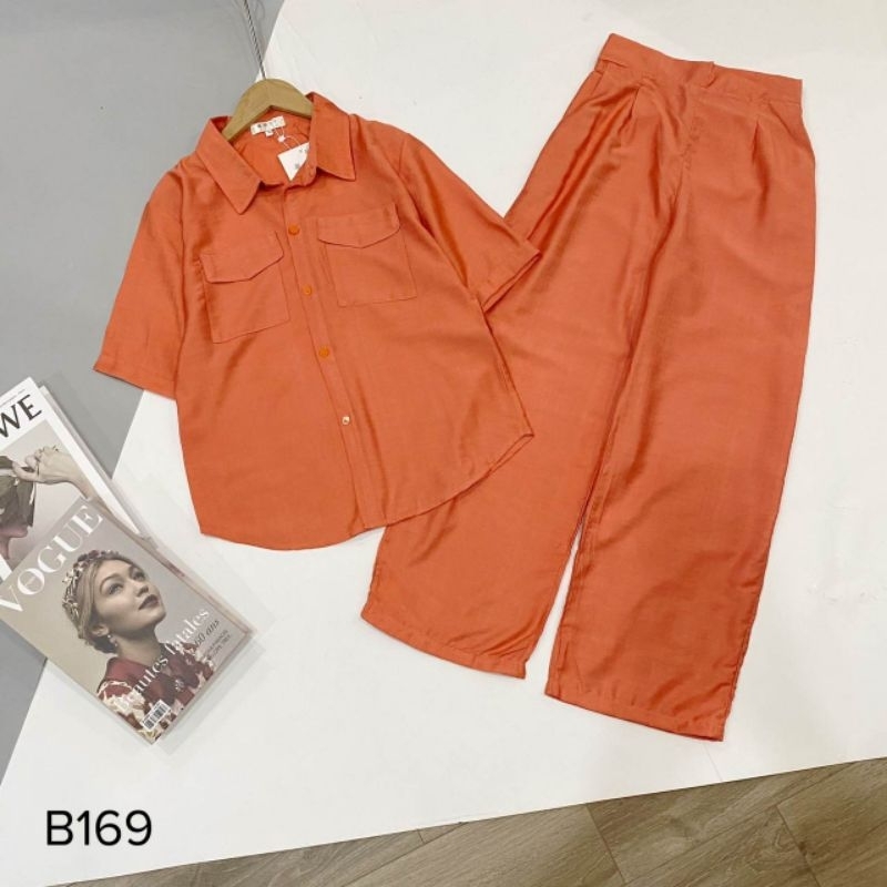 [40-70kg] Bộ đồ nữ, Bộ đũi nữ,  áo tay ngắn quần dài có túi áo, đũi tơ xước mềm mát