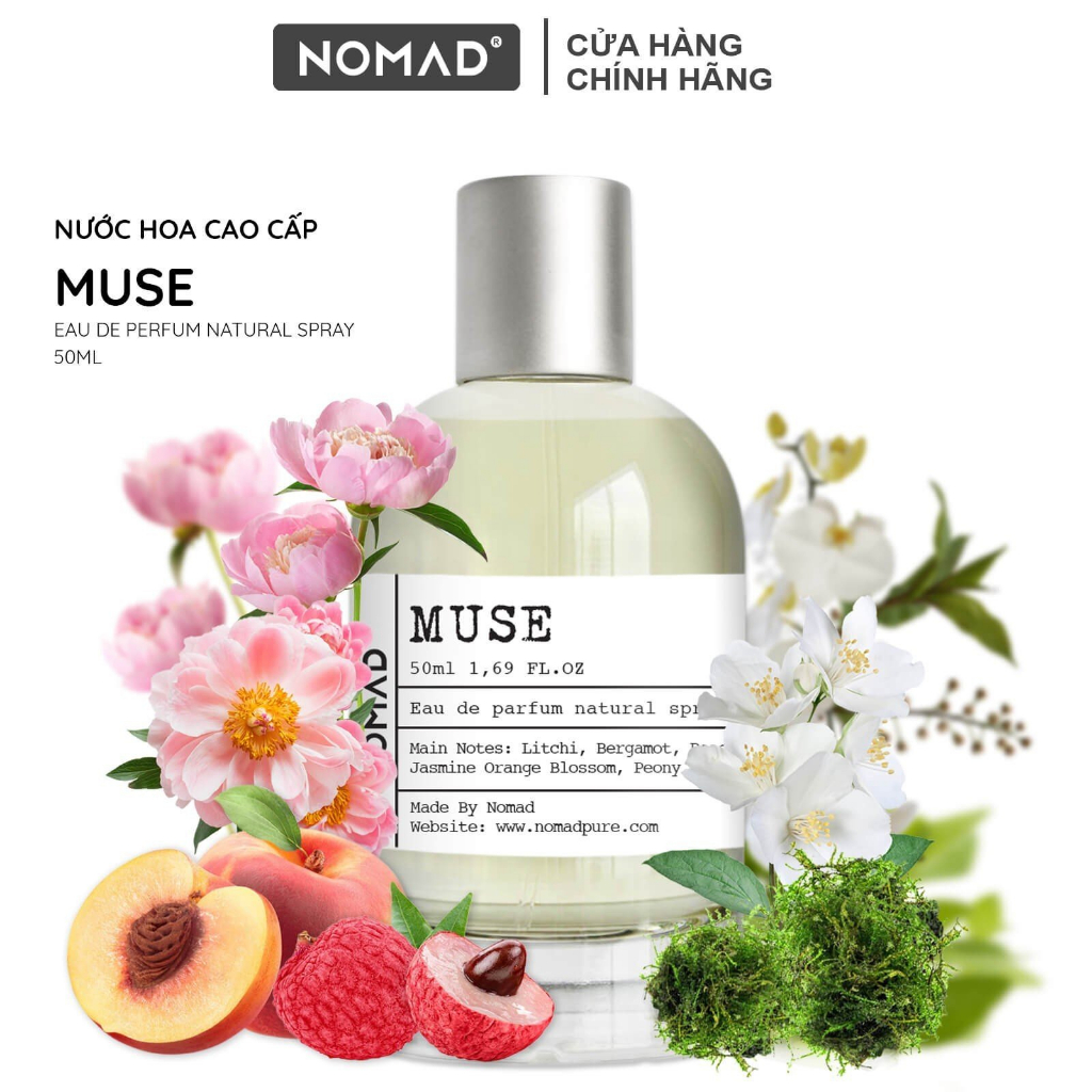 Ảnh Nước Hoa Unisex Nomad Eau De Parfum - Muse, Tông Mùi Mát Mẻ, Sang trong, Lưu Hương 8h 1