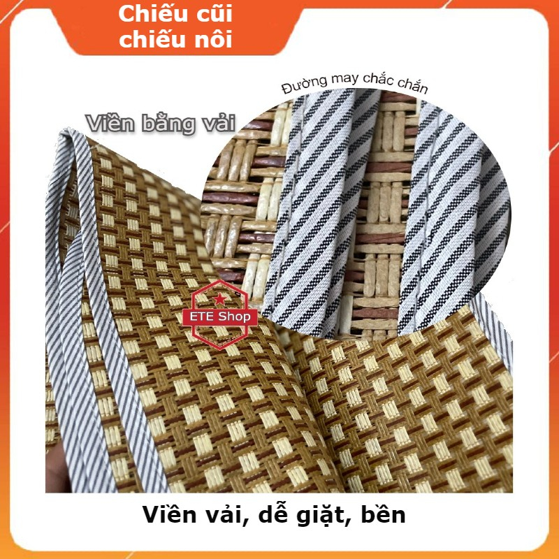 Chiếu nôi, chieu dieu hoa, chiếu mây, nằm mát lưng cho bé, dễ giặt, tiện dụng