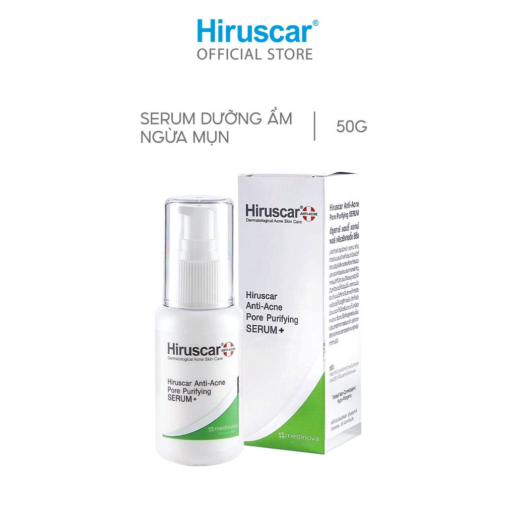 (Quà tặng không bán) Serum dưỡng ẩm và ngừa mụn Hiruscar Anti-Acne Pore Purifying SERUM+