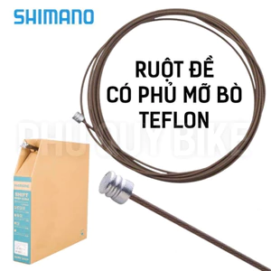 Ruột Đề SHIMANO Chính Hãng Phủ Sẵn Mỡ Bò Dài 210cm
