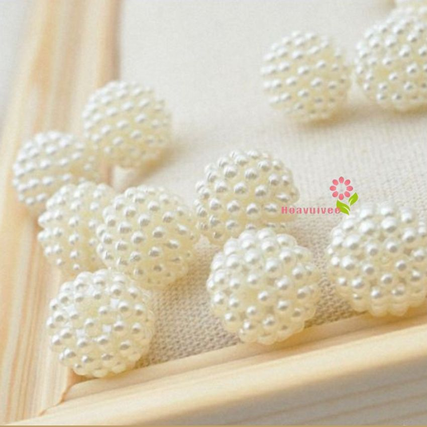 Hạt Nhựa Tròn Xí Muội Hạt Bẹt Tròn 8 - 10 -12mm Gói 50Gr