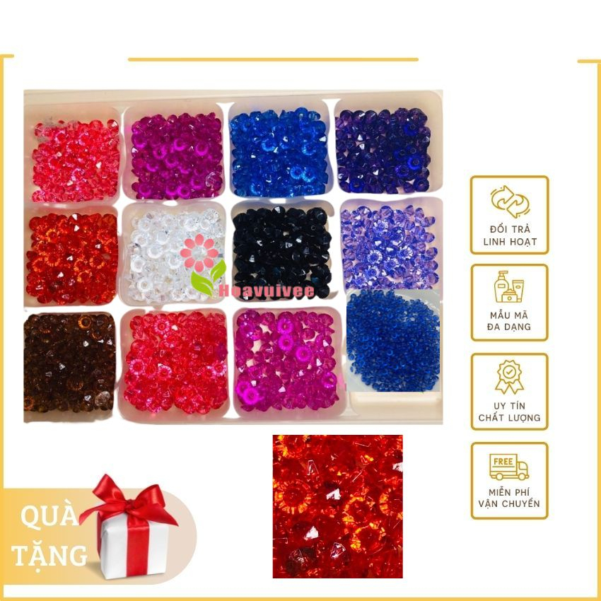 Hạt Đĩa Phale Nhựa - Dùng Kết Trang Sức , Túi Ví , Phụ Liệu May Mặc