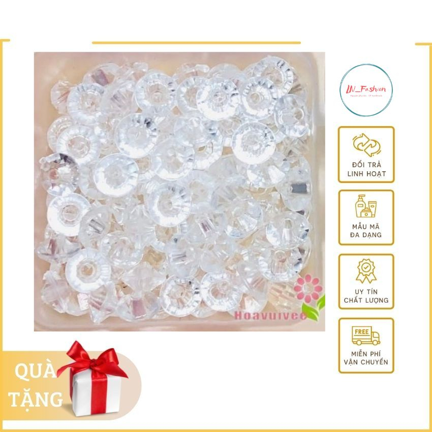 Hạt Đĩa Phale Nhựa - Dùng Kết Trang Sức , Túi Ví , Phụ Liệu May Mặc