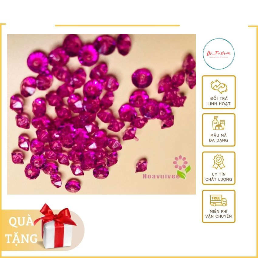 Hạt Đĩa Phale Nhựa - Dùng Kết Trang Sức , Túi Ví , Phụ Liệu May Mặc