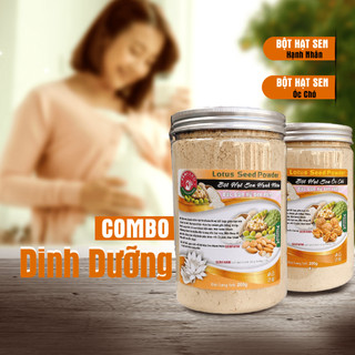 Combo Ngũ Cốc Hạt Sen Bổ Sung Dinh Dưỡng - Bột Hạt Sen Dinh Dưỡng Senfarm
