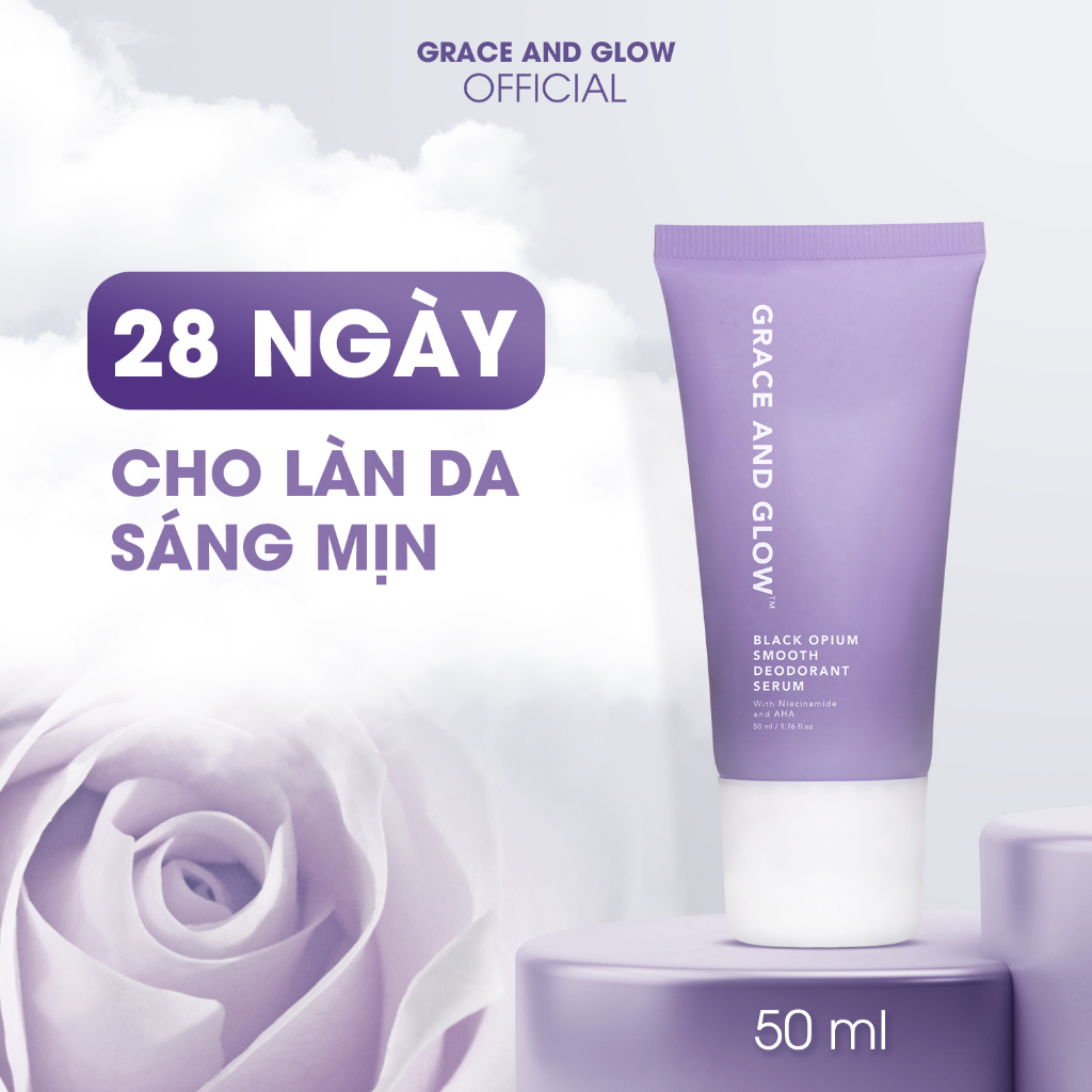 Lăn khử mùi Grace & Glow Black Opium Smooth Deodorant Serum sáng da