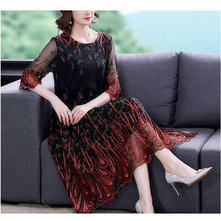Đầm Thêu Sang Trọng Phong Cách Phương Tây Dự Tiệc VH92