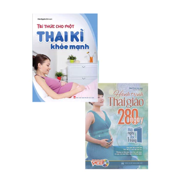 Sách - Combo Dành Cho Mẹ Bầu: Tri Thức Cho Một Thai Kì Khỏe Mạnh + Hành Trình Thai Giáo 280 Ngày (Bộ 2 Cuốn) - ML