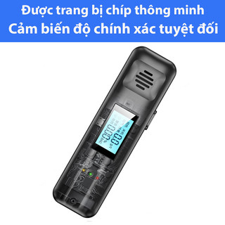 Máy Đo Nồng Độ Hơi Thở - Chính Xác Tuyệt Đối, Có Dây Sạc Tặng Kèm Tiện Lợi VERSION 2