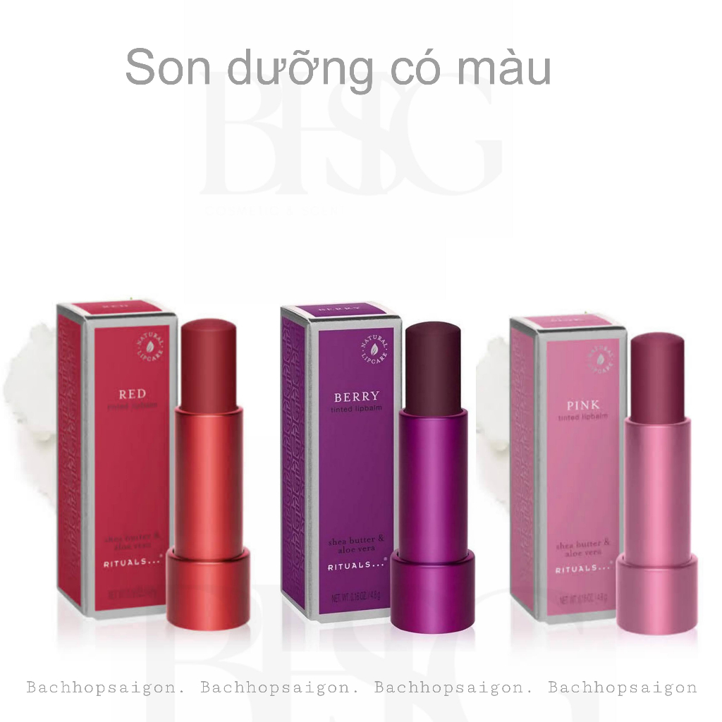 [bhsg][rituals] son dưỡng môi có màu the Rituals of lip balm | Shopee ...