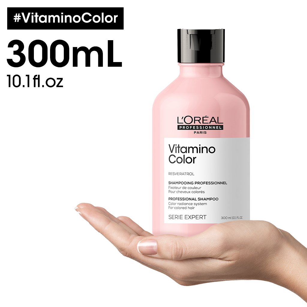 [Mã BMLTA35 giảm đến 35K đơn 99K] Dầu gội giúp bảo vệ giữ màu tóc nhuộm lâu trôi LOREAL vitamino shampoo 300ml