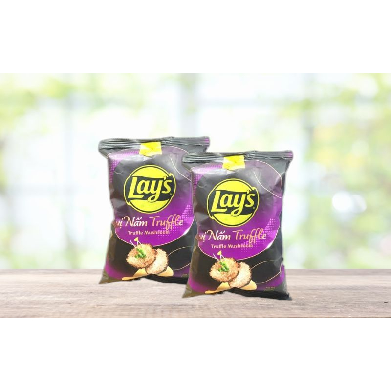 Lay wavy snack bim bim lay's truffle 95g | Shopee Việt Nam