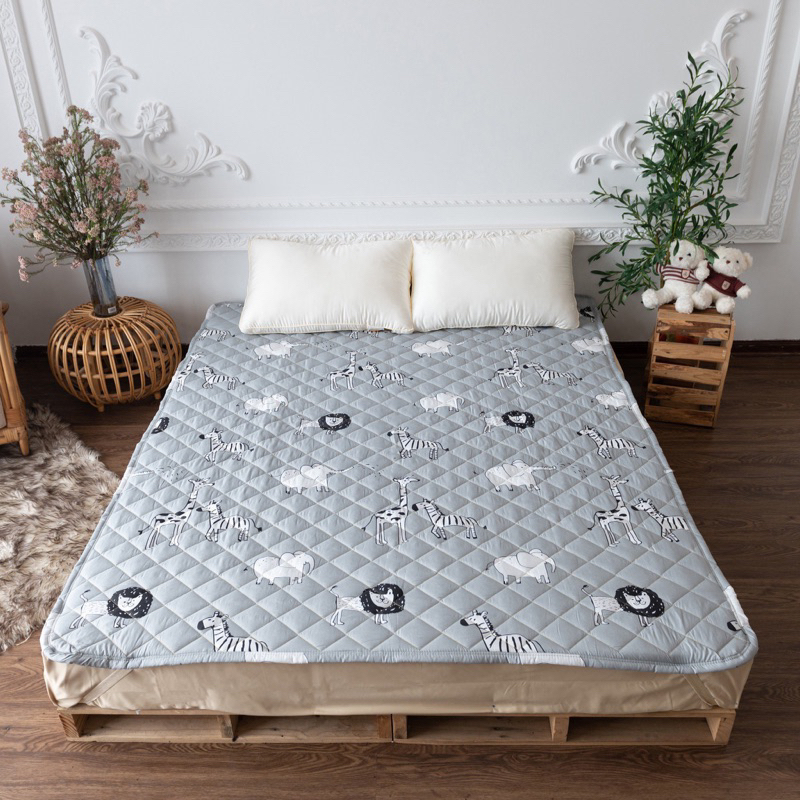 Ảnh Tấm Trải Đệm Topper Nệm Trải Giường Trải Sàn Siêu Mỏng Cho Cả 4 Mùa Bo Décor Đa Năng 2