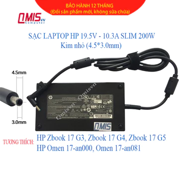 HP Laptop Charger for OMEN 17 An000 – 200W