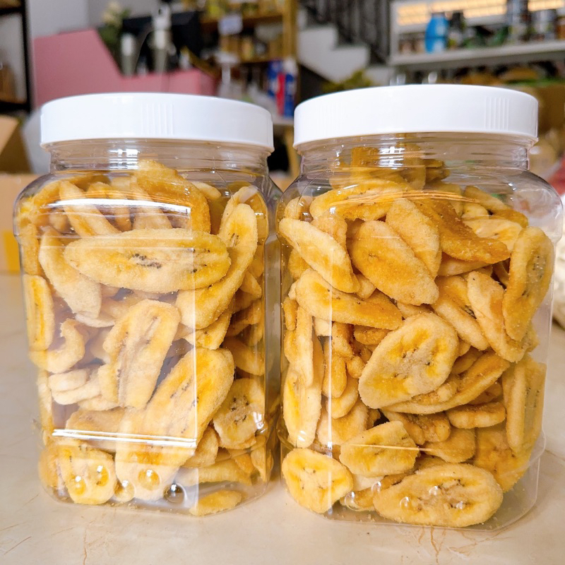 CHUỐI SỨ SẤY GIÒN xuất khẩu - Hộp 500Gr