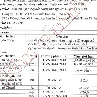 Tinh dầu TRÀM HƯƠNG NGỰ 50ml - Ocop 4 sao- VietGAP - Hoa Nén - Quà Tặng sang trọng, an toàn cho bé