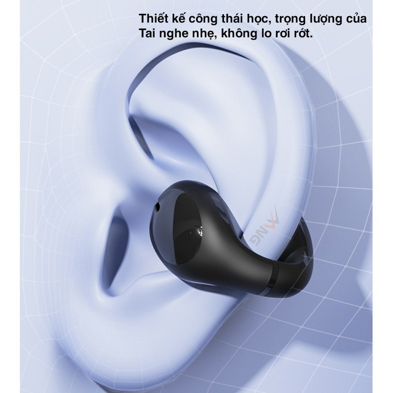Ảnh Tai nghe bluetooth không dây kẹp vành tai TWS Rockspace Sound EarCuffs có mic nghe nhạc lên tới 24h 1