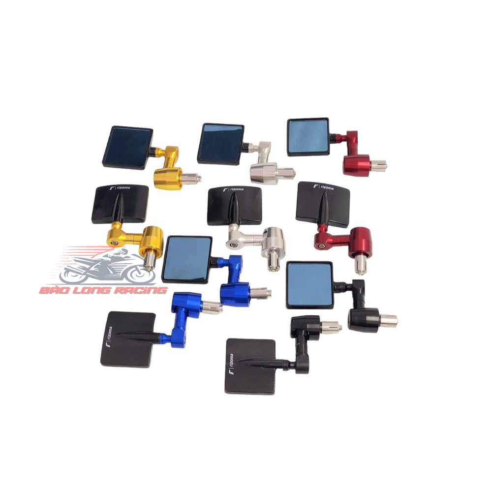 Kính chiếu hậu Gù Tay Lái VUÔNG Rizoma 1 cái gắn ghi đông xe máy các loại xe máy moto PKL sirius wave dream exciter win