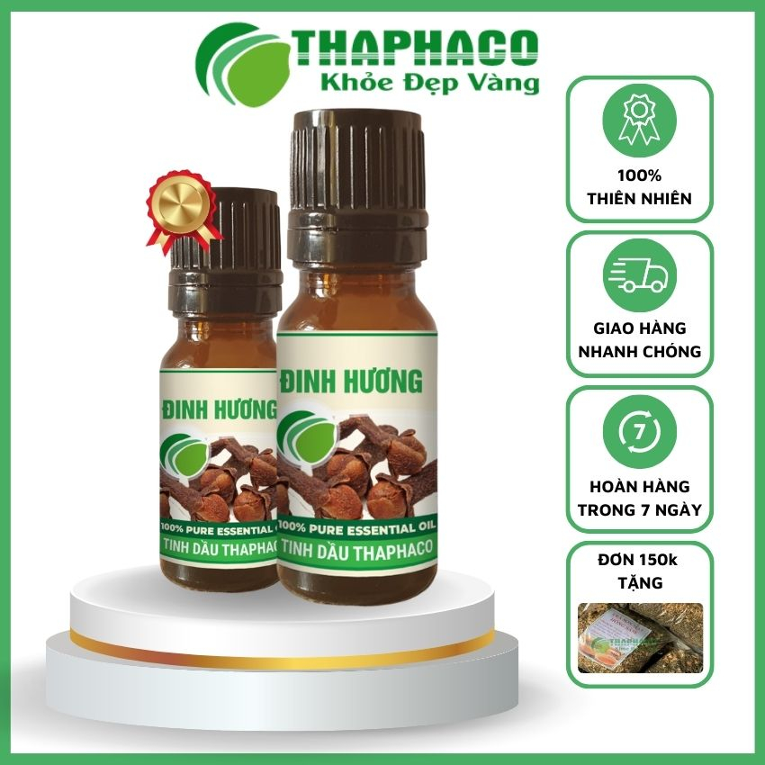 Tinh Dầu Đinh Hương Thiên Nhiên 10ml Thaphaco