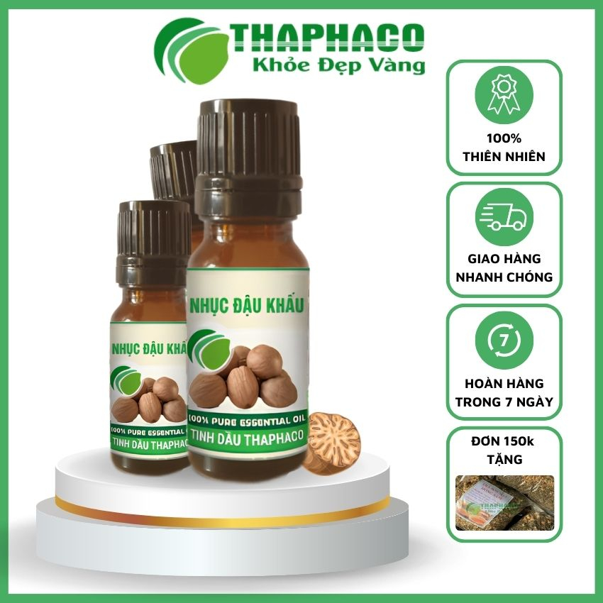 Tinh Dầu Nhục Đậu Khấu Nguyên Chất 10ml Thaphaco