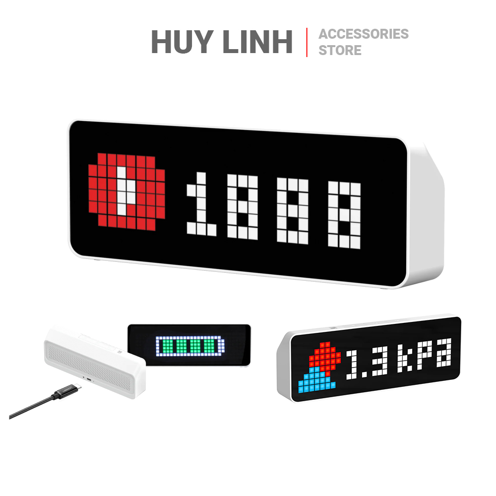 Ulanzi Awtrix Smart Pixel Clock 2882 TC001 - Đồng hồ thông minh tùy ...