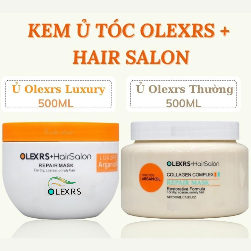 Ảnh Kem Ủ Dưỡng Tóc, Phục Hồi Tóc, Chống Gãy Rụng Olexrs Collagen Anh 500ml 4