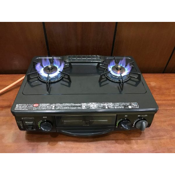 Bếp ga nội địa nhật bãi paloma, rinnai đã chỉnh lửa xanh, hàng còn 90