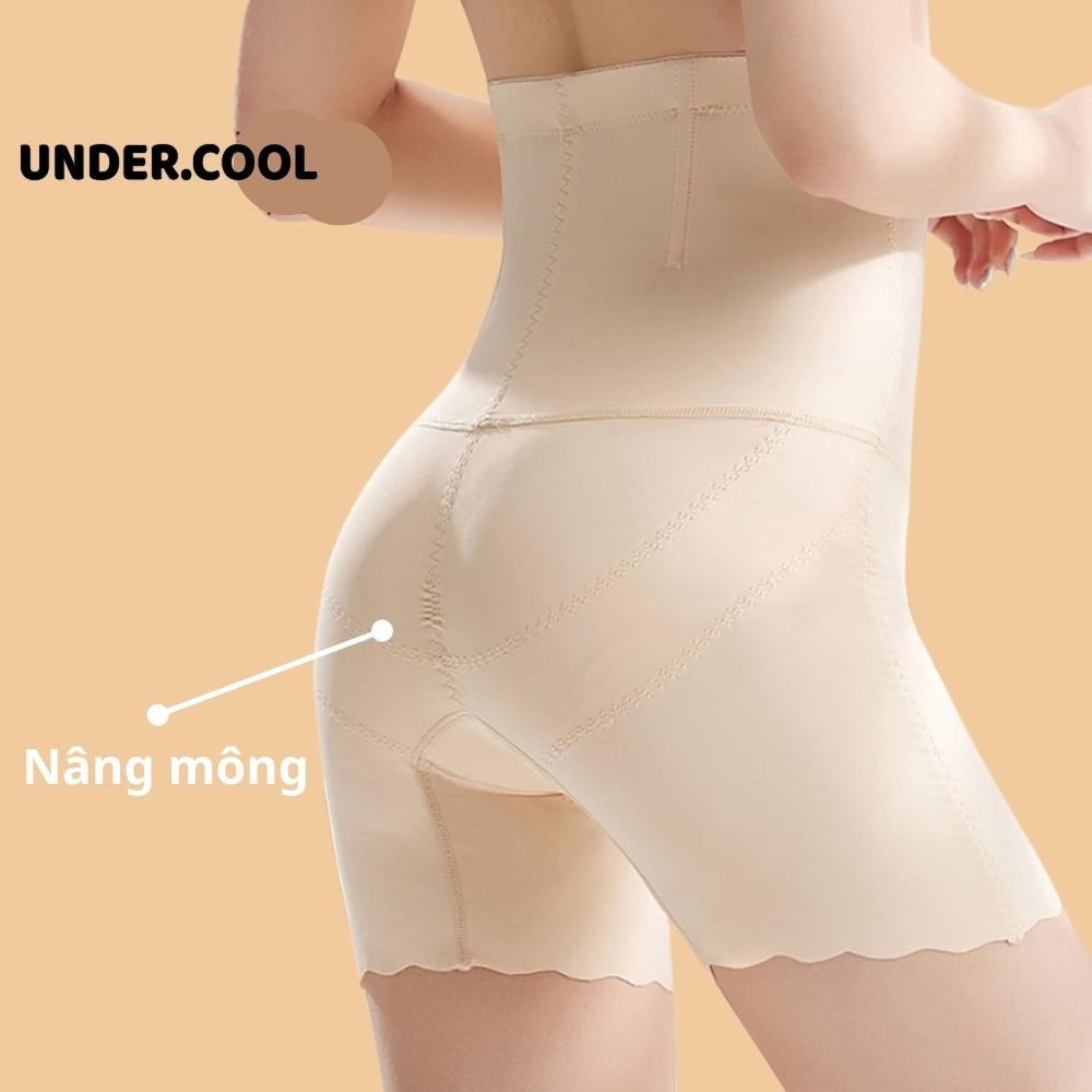 Quần Đùi Gen Bụng UNDERCOOL Tàng Hình Chất Su Có Thanh Chống Cuộn QGB03