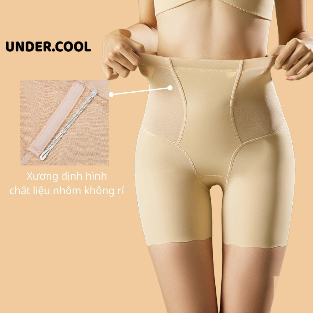 Quần Đùi Gen Bụng UNDERCOOL Tàng Hình Chất Su Có Thanh Chống Cuộn QGB03