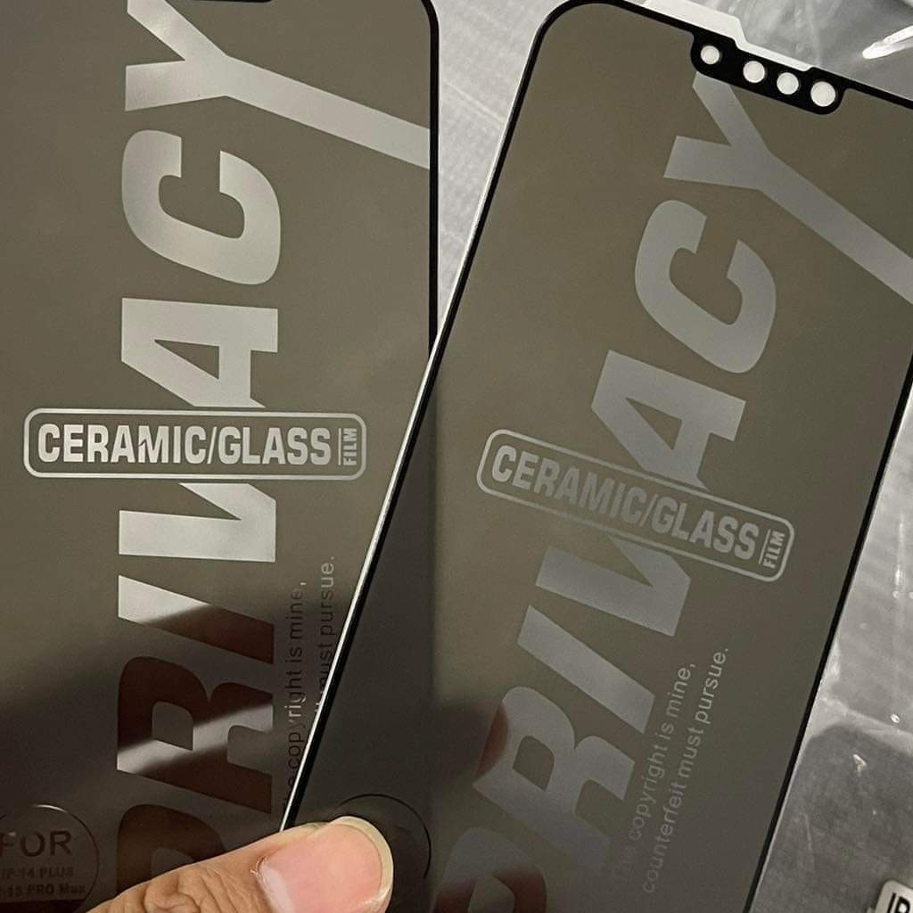 Kính Cường Lực iPhone Dẻo Chống Nhìn Trộm Chống VânTay dành cho iPhone X đến 16 pro max
