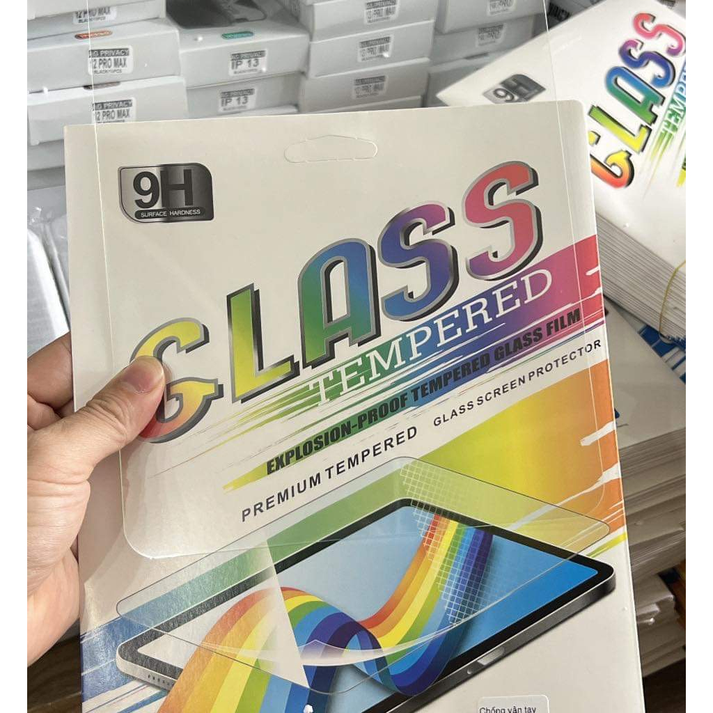 Kính cường lực 9H không bám dấu vân tay cho Ipad Air / Mini /10.2 / 10.5 inch / Gen 10 / 11inch
