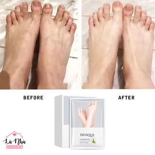 Mặt nạ ủ tay chân Bioaqua, mask dưỡng ẩm, ủ trắng cho da chân, tay, làm mềm, mịn, giảm chai sạn.