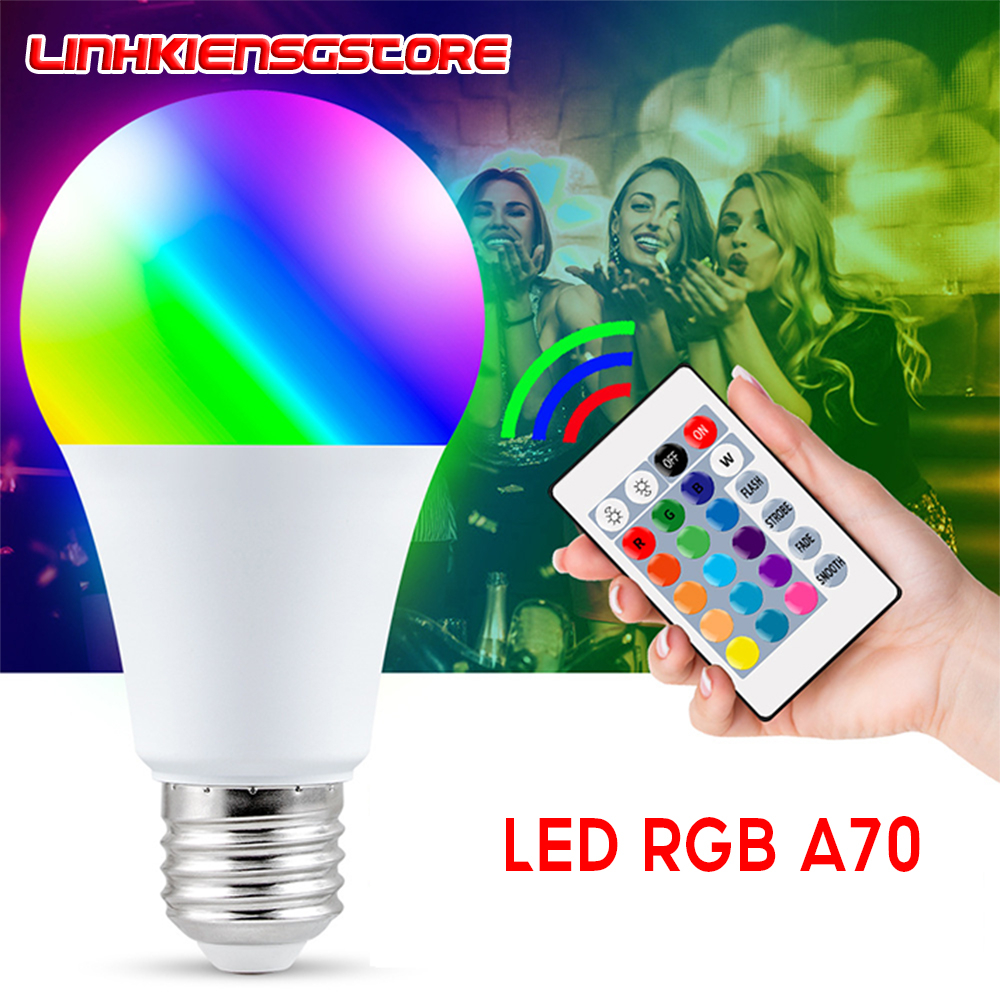 Hỏa Tốc TPHCM] Đèn Led RGB A70 decor trang trí phòng , quay clip hot tik  tok [linhkiensgstore] | Shopee Việt Nam