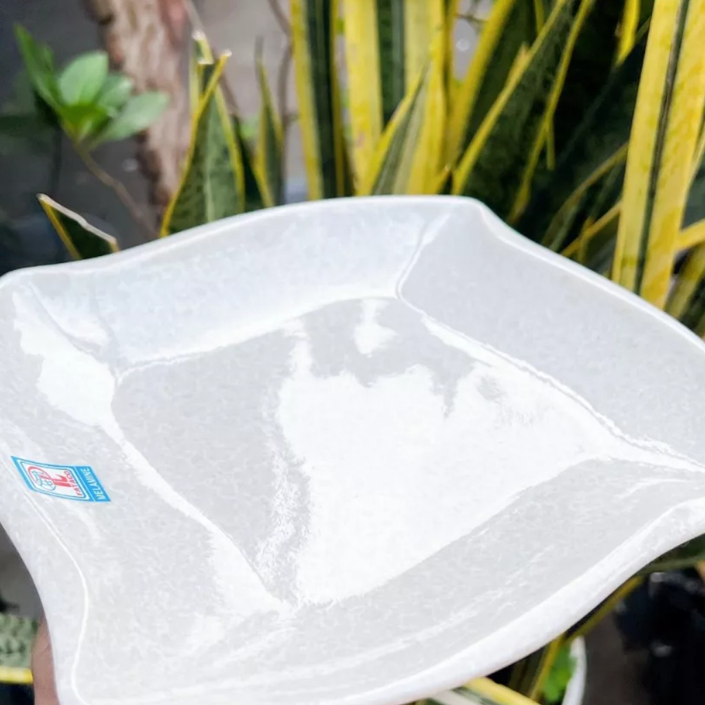 Chén - Tô - Dĩa Vân Đá Trắng Nhựa Melamine Cao Cấp Fataco nhièu mẫu mã đa dạng đủ size