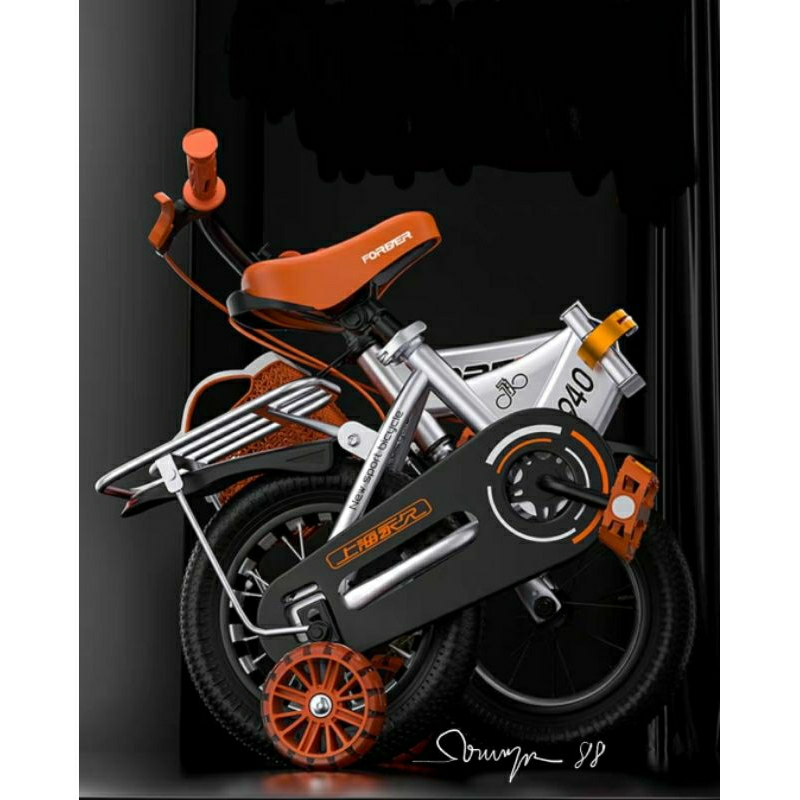 Sẵn, Xe Đạp Thể Thao Forever Gấp Gọn  Cho Bé Size 2÷7tuổi
