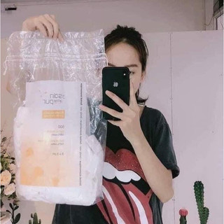 Bông tẩy trang Pháp Le Soin 500m có mã QR chính hãng
