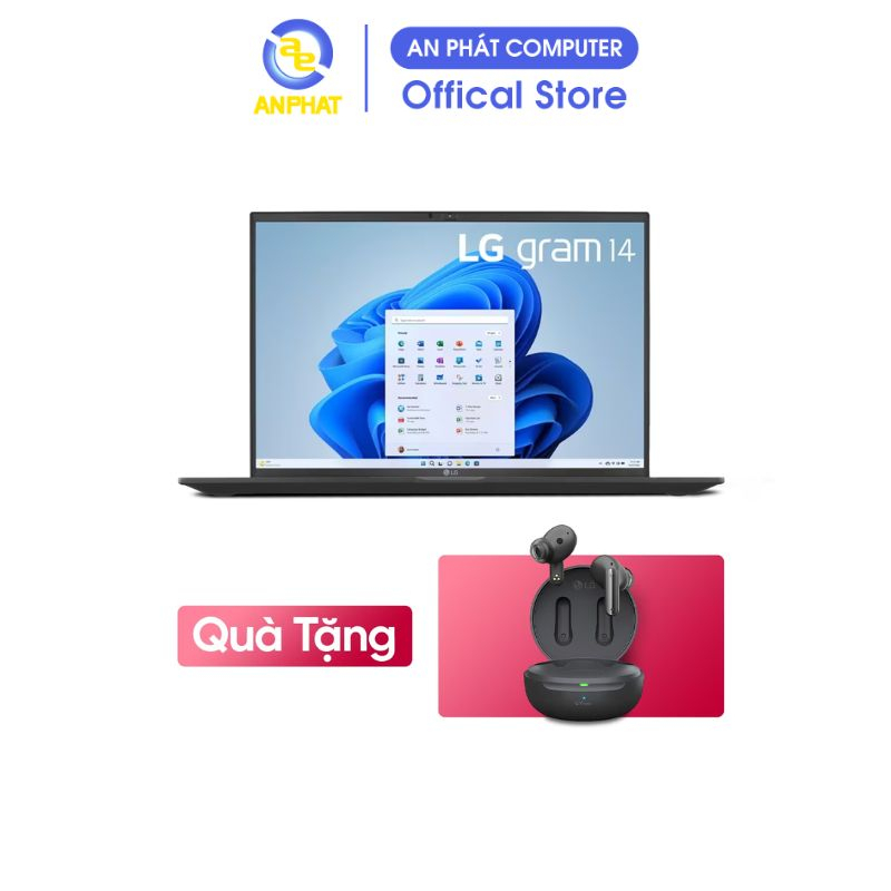 [Mã ELCL12 giảm 12% đơn 10TR] Laptop LG Gram 2023 14ZD90R-G.AX52A5 (Core i5-1340P)