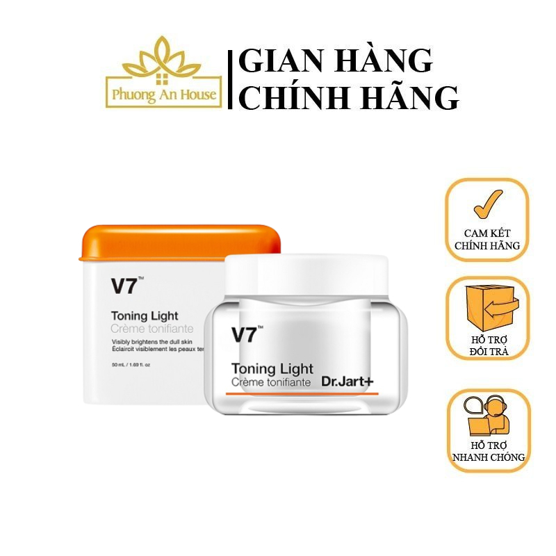 Kem dưỡng trắng và tái tạo da V7 Toning Light Dr Jart Hàn Quốc 50ML - PHUONGANHOUSE