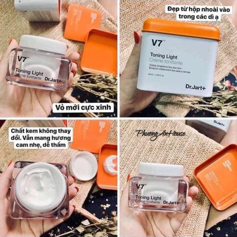 Kem dưỡng trắng và tái tạo da V7 Toning Light Dr Jart Hàn Quốc 50ML - PHUONGANHOUSE