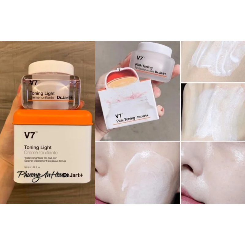 Kem dưỡng trắng và tái tạo da V7 Toning Light Dr Jart Hàn Quốc 50ML - PHUONGANHOUSE