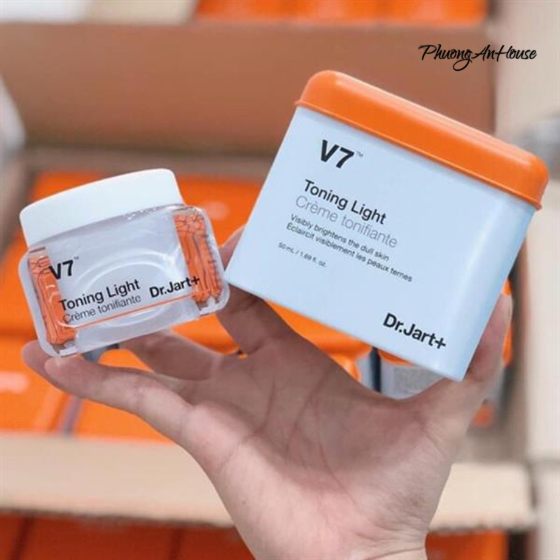 Kem dưỡng trắng và tái tạo da V7 Toning Light Dr Jart Hàn Quốc 50ML - PHUONGANHOUSE