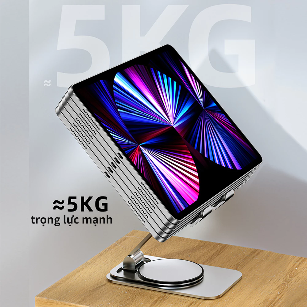 Giá đỡ điện thoại máy tính bảng GOOJODOQ chống trượt kim loại siêu mỏng thích hợp cho iPad 10.2 Soporte Xiaomi Samsung