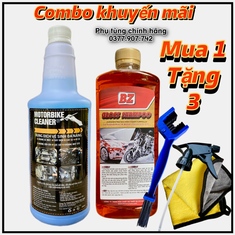 Dung Dịch Tẩy Rửa Đa NĂng Motorbike Cleaner Dành Cho ôtô Xe Máy Chính Hãng Shopee Việt Nam 4933