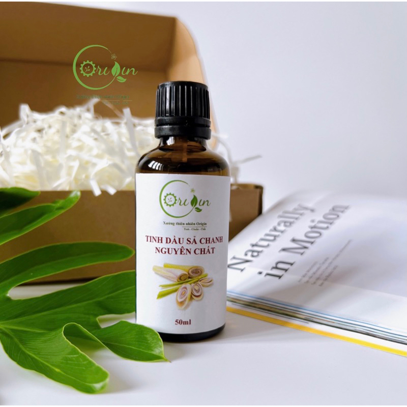 Tinh dầu sả chanh tự nhiên nguyên chất Origin đuổi muỗi, kháng khuẩn, xông phòng - 50ml