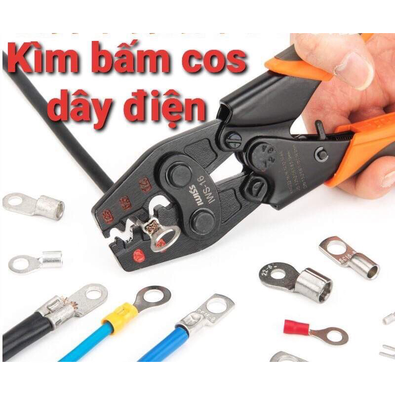 Kìm Bấm Cos Dây Điện Iwiss Japan | Shopee Việt Nam