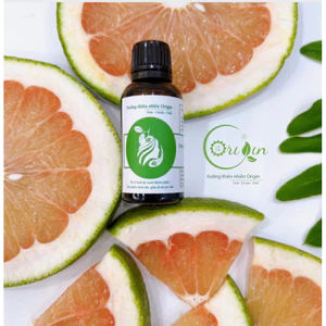 Tinh dầu bưởi xanh Origin nguyên chất 100% ngăn rụng, kích mọc tóc tự nhiên [Kiểm nghiệm]-30ml dùng trong 4 tháng
