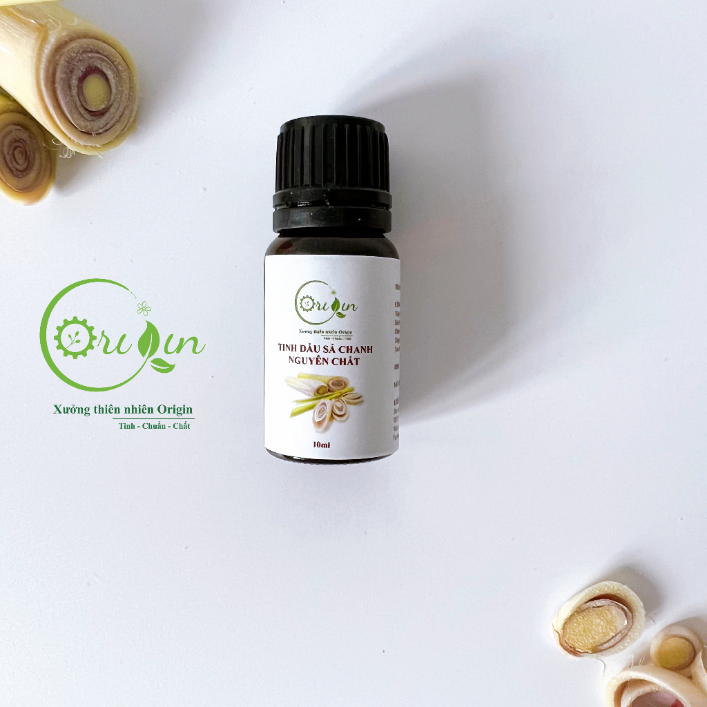 Tinh dầu sả chanh tự nhiên nguyên chất Origin đuổi muỗi, kháng khuẩn, xông phòng - 10ml