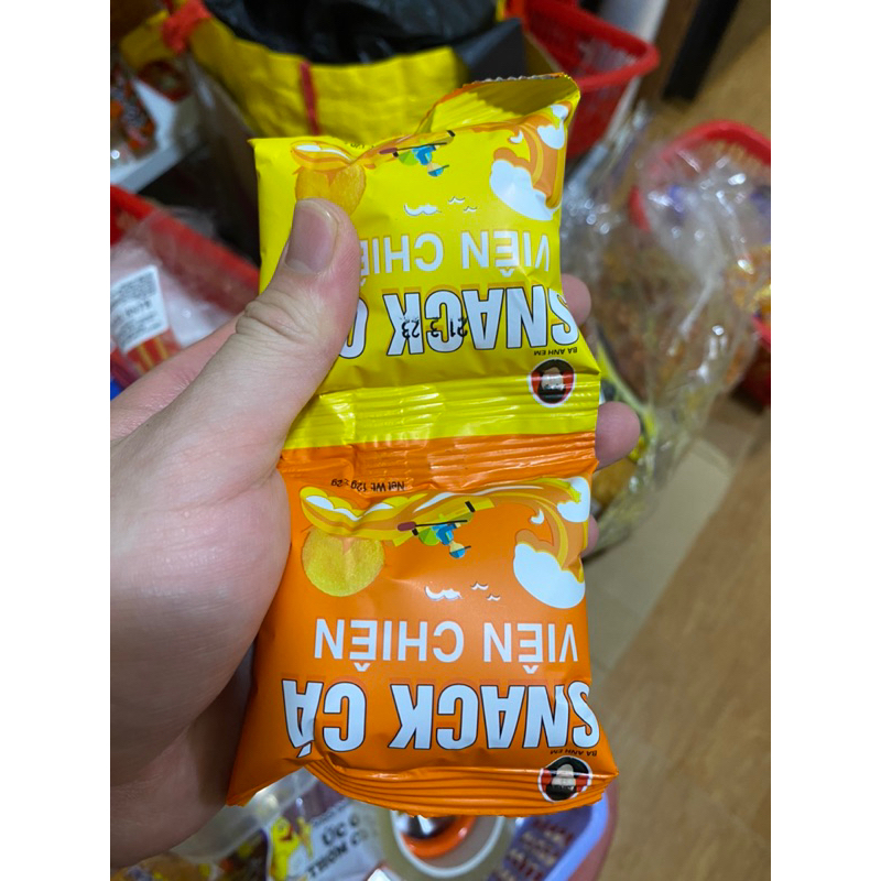snack 2k bim bim hình cá viên, thương hiệu ba anh em food | Shopee Việt Nam